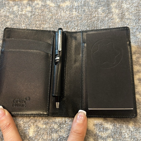 MONTBLANC MEISTERSTÜCK PICKET NOTEBOOK WITH PEN AND 3 1/2 EXTRA MONTBLANC PADS - Picture 3 of 11